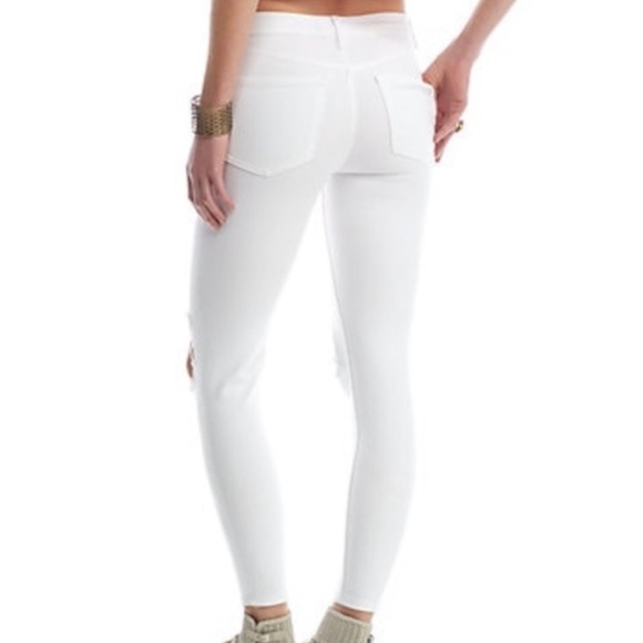 Free People Busted knee skinny jean - Picture 2 of 7
